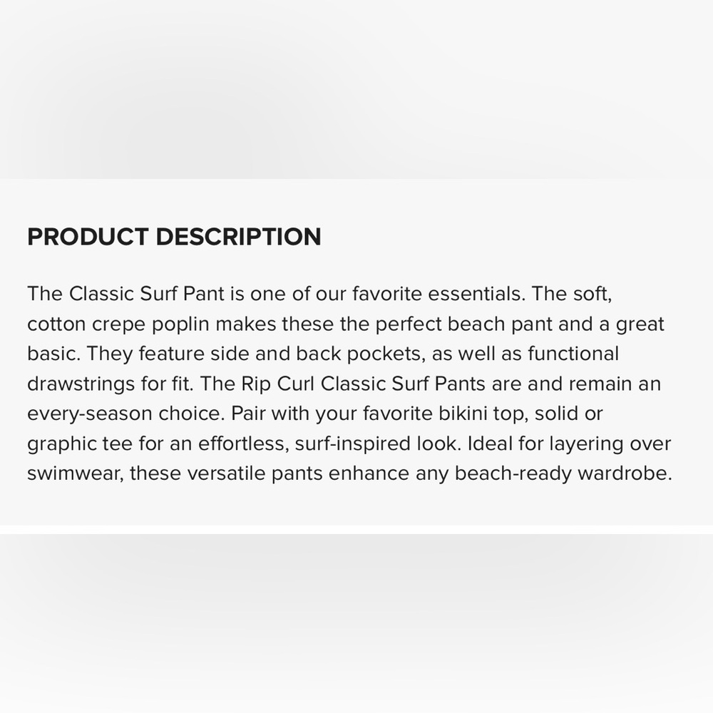 Rip Curl Classic Surf Pant - Picture 7 of 7